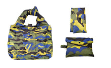 Carica l'immagine nel visualizzatore di Gallery, Borsa da shopping richiudibile con custodia camouflage green