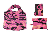 Carica l'immagine nel visualizzatore di Gallery, Borsa da shopping richiudibile con custodia camouflage pink
