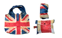 Carica l'immagine nel visualizzatore di Gallery, Borsa da shopping richiudibile con custodia union jack