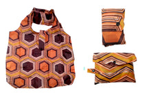 Carica l'immagine nel visualizzatore di Gallery, Borsa da shopping richiudibile con custodia Mali orange