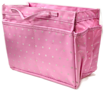 Carica l'immagine nel visualizzatore di Gallery, Organizer da borsa "Pois" rosa