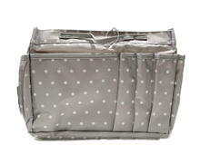 Carica l'immagine nel visualizzatore di Gallery, Organizer da borsa "Pois" grigio