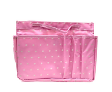 Carica l'immagine nel visualizzatore di Gallery, Organizer da borsa "Pois" rosa