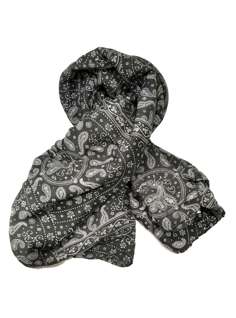 Sciarpa foulard in cotone e seta fantasia Cashmere Enrico Coveri (disponibile in due varianti Sciarpa foulard in cotone e seta fantasia Cashmere Enrico Coveri (disponibile in due varianti