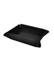 Carica l'immagine nel visualizzatore di Gallery, Vaschetta vuotatasche in pelle 20S nero