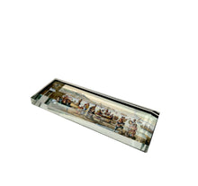 Carica l'immagine nel visualizzatore di Gallery, Fermacarte rettangolare in vetro con vedute di Napoli