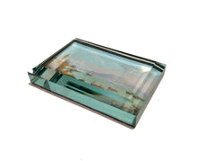 Carica l'immagine nel visualizzatore di Gallery, Fermacarte rettangolare in vetro con vedute di Napoli