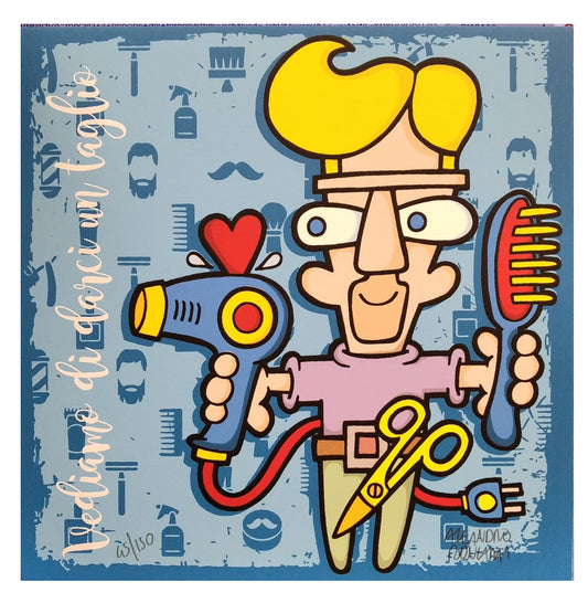 Grafica di Aleandro Roncarà: "Vediamo di darci un taglio"