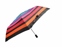 Carica l'immagine nel visualizzatore di Gallery, Ombrello con chiusura e apertura automatica "Multicolor Stripes righe spesse arancio