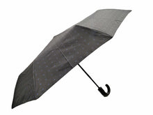 Carica l'immagine nel visualizzatore di Gallery, Ombrello con manico e chiusura e apertura automatica "Gent Prints" Happy Rain cerchietti