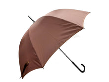 Carica l'immagine nel visualizzatore di Gallery, Ombrello lungo con impunture a contrasto Portico taupe