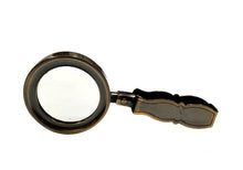 Carica l'immagine nel visualizzatore di Gallery, Cofanetto in legno con clessidra, bussola e lente Authentic Models