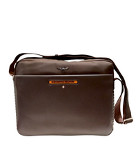 Carica l'immagine nel visualizzatore di Gallery, Cartella portacomputer 14" in tessuto tecnico ed ecopelle "Aereonautica Militare"
