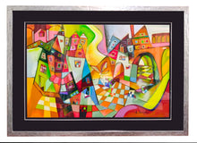 Carica l'immagine nel visualizzatore di Gallery, Grafica incorniciata di Milijenko Bengez "Viadotto"