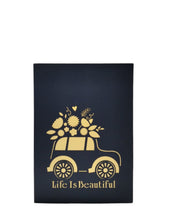 Carica l'immagine nel visualizzatore di Gallery, Cartoncino d'auguri tridimensionale Origamo": "Life is Beautiful,"