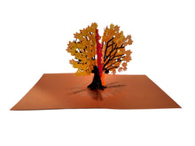 Carica l'immagine nel visualizzatore di Gallery, Cartoncino d'auguri tridimensionale Origamo": "Acero"