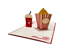 Carica l'immagine nel visualizzatore di Gallery, Cartoncino d'auguri tridimensionale Origamo": Pop Corn"