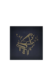 Carica l'immagine nel visualizzatore di Gallery, Cartoncino d'auguri tridimensionale Origamo": "Pianoforte"