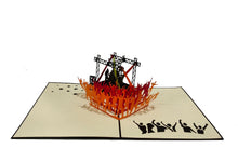 Carica l'immagine nel visualizzatore di Gallery, Cartoncino d'auguri tridimensionale Origamo": "Concerto"