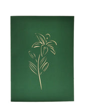 Carica l'immagine nel visualizzatore di Gallery, Cartoncino d'auguri tridimensionale Origamo": "Vaso Tulipani"