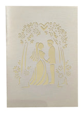 Carica l'immagine nel visualizzatore di Gallery, Cartoncino d'auguri tridimensionale Origamo: "Arco Floreale"