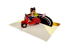 Carica l'immagine nel visualizzatore di Gallery, Cartoncino d'auguri tridimensionale Origamo: "Buon Anniversario"