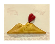 Carica l'immagine nel visualizzatore di Gallery, Mini Pannello "Vesuvio con cuore" Pupazzaria (disponibile in diverse varianti)
