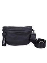 Carica l'immagine nel visualizzatore di Gallery, Borsetta in pelle con tracolla in tessuto "Sophy" Pelletteria Veneta (disponibile in diversi colori)