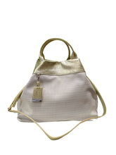 Carica l'immagine nel visualizzatore di Gallery, Borsa a mano in pelle con inserto traforato "Sonia" Pelletteria Veneta (disponibile in due colori)