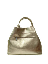 Carica l'immagine nel visualizzatore di Gallery, Borsa a mano in pelle con inserto traforato "Sonia" Pelletteria Veneta (disponibile in due colori)