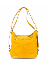 Carica l'immagine nel visualizzatore di Gallery, Borsa a spalla convertibile in zaino "Avila" Pelletteria Veneta (disponibile in due varianti)