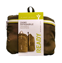 Carica l'immagine nel visualizzatore di Gallery, Zaino ripiegabile "Ready" InTempo verde