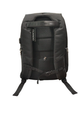 Carica l'immagine nel visualizzatore di Gallery, Zaino in tessuto tecnico e neoprene portacomputer 15,6" con porta USB "Quando"