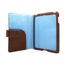 Carica l'immagine nel visualizzatore di Gallery, Custodia a leggio per iPad2 e nuovo iPAD in pelle Bluesquare Piquadro mogano