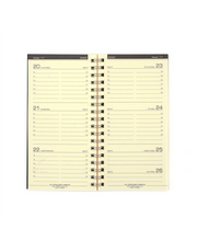 Carica l'immagine nel visualizzatore di Gallery, Ricambio Agenda settimanale slim 2022 16x9 cm con anelli Spalding & Bros