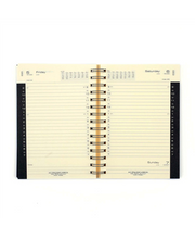 Carica l'immagine nel visualizzatore di Gallery, Ricambio Agenda giornaliera 2022 14x21 cm con anelli Spalding & Bros