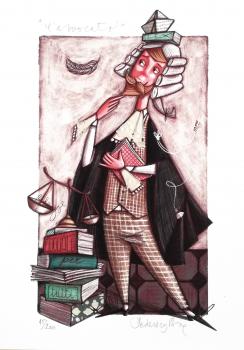 Grafica di Federica Porro 'L'avvocato"
