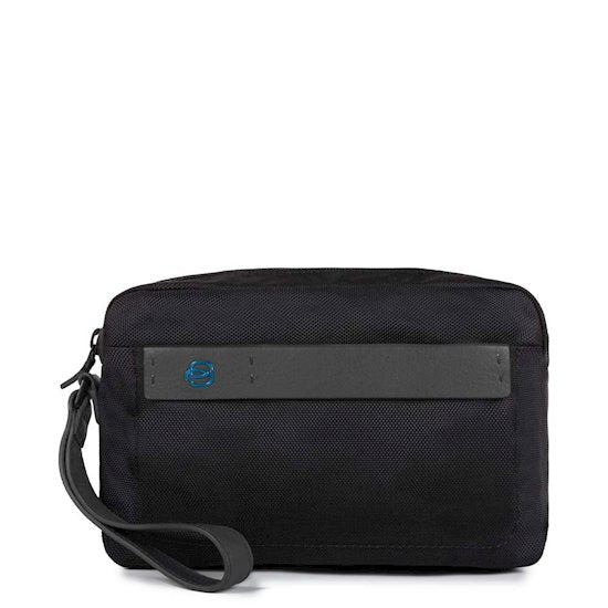 Beauty da viaggio in tessuto tecnico e pelle Pulse Piquadro (disponibile in diversi colori)