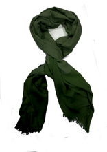 Carica l'immagine nel visualizzatore di Gallery, Sciarpa Foulard microrighe in cotone (disponibile in due varianti)