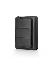 Carica l'immagine nel visualizzatore di Gallery, Porta agenda 17x24 in ecopelle con tasca frontale InTempo