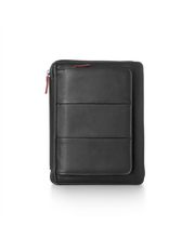 Carica l'immagine nel visualizzatore di Gallery, Porta agenda 17x24 in ecopelle con tasca frontale InTempo