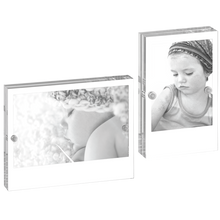 Carica l'immagine nel visualizzatore di Gallery, Portafoto acrilico trasparente double face