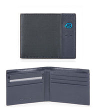 Carica l'immagine nel visualizzatore di Gallery, Portafogli piccolo da uomo in tessuto e pelle senza portaspicci Pulse Piquadro (disponibile in diversi colori)