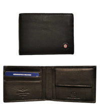 Carica l'immagine nel visualizzatore di Gallery, Portafogli in pelle con portaspicci e RFID Aereonautica Militare