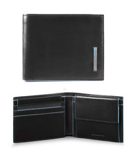 Carica l'immagine nel visualizzatore di Gallery, Portafoglio in pelle con portabadge estraibile e RFID Bluesquare Piquadro (disponibile in diverse varianti)
