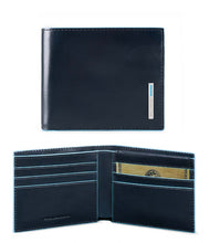 Carica l'immagine nel visualizzatore di Gallery, Portafoglio piccolo uomo con portabadge estraibile e RFID Bluesquare Piquadro (disponibile in diversi colori)