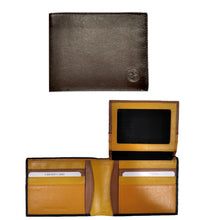 Carica l'immagine nel visualizzatore di Gallery, Portafogli in pelle con volantino portabadge verticale Carraro moro