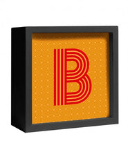 Carica l'immagine nel visualizzatore di Gallery, Decorazione da parte o appoggio "Lettera Luminosa" B