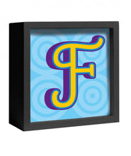 Carica l'immagine nel visualizzatore di Gallery, Decorazione da parte o appoggio "Lettera Luminosa" F