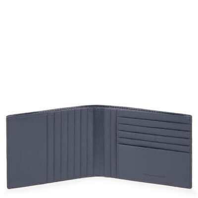 Portafogli da uomo in tessuto e pelle con 12 slot portacarte Pulse Piquadro (disponibile in due colori)
